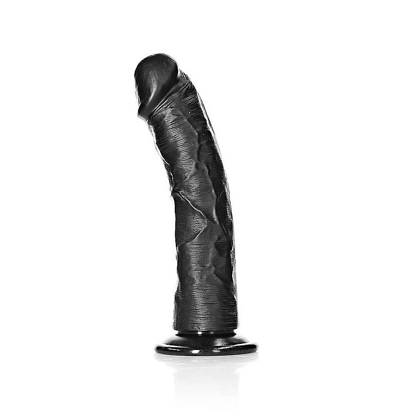 Realrock Curved Suction Cup Realistic Dong by Shots Toys - Realistic Dildos