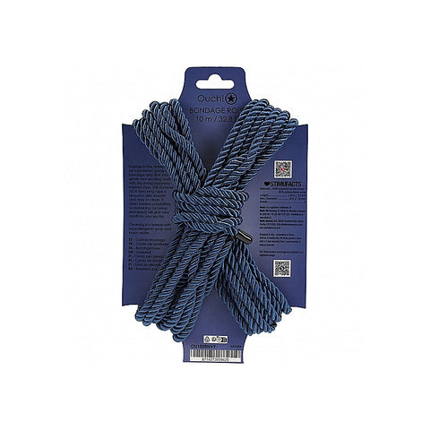 OUCH! Silky Smooth Nylon Bondage Rope 10m by Shots Toys - Cuffs And Restraints