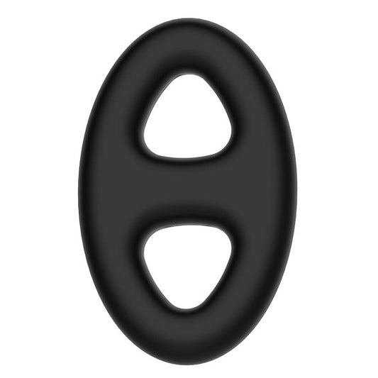Silicone Oval Cock & Ball Ring by CRAZY BULL - Ball and Cock Toys