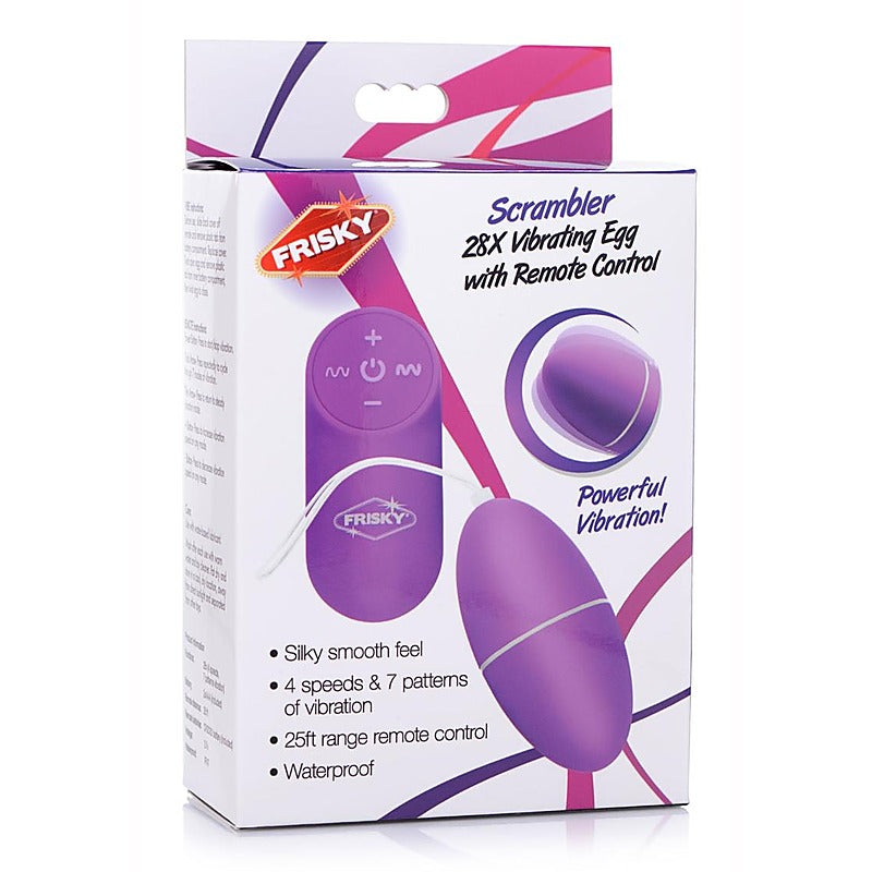 Frisky Scrambler Vibrating Love Egg by XR Brands - Love Eggs and Kegel Exercisers