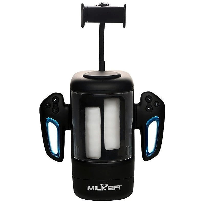 Cyber Milker Stroking & Vibrating Masturbator by XR Brands - Masturbators and Strokers