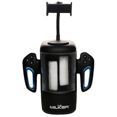 Cyber Milker Stroking & Vibrating Masturbator by XR Brands - Masturbators and Strokers