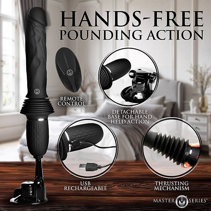 Ultimate Power Pounder Vibrating Dildo by XR Brands - Vibrating Dildos