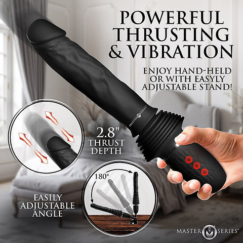 Ultimate Power Pounder Vibrating Dildo by XR Brands - Vibrating Dildos