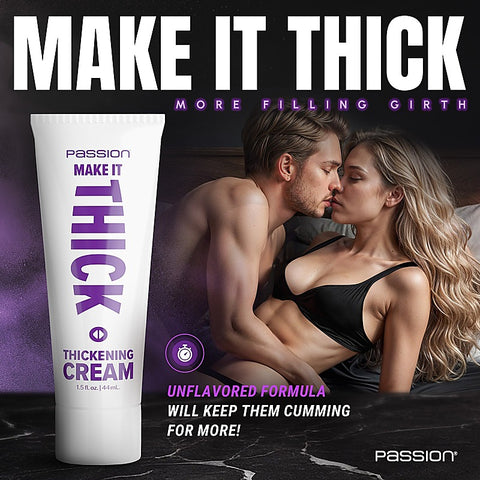 Passion Make It Thick Men's Adult Cream by XR Brands - Lubricants and Lotions