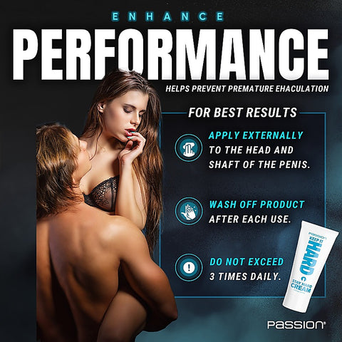 XR Brands Passion Keep It Hard Cream 44 ml Desensitizing Performance - Lubricants and Lotions