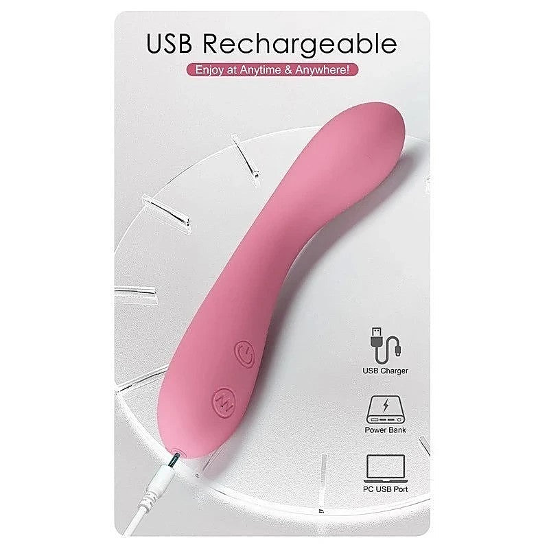 Party Up JOHN Flexible Rechargeable G Spot Vibrator with 30 Functions - G-Spot Vibrators