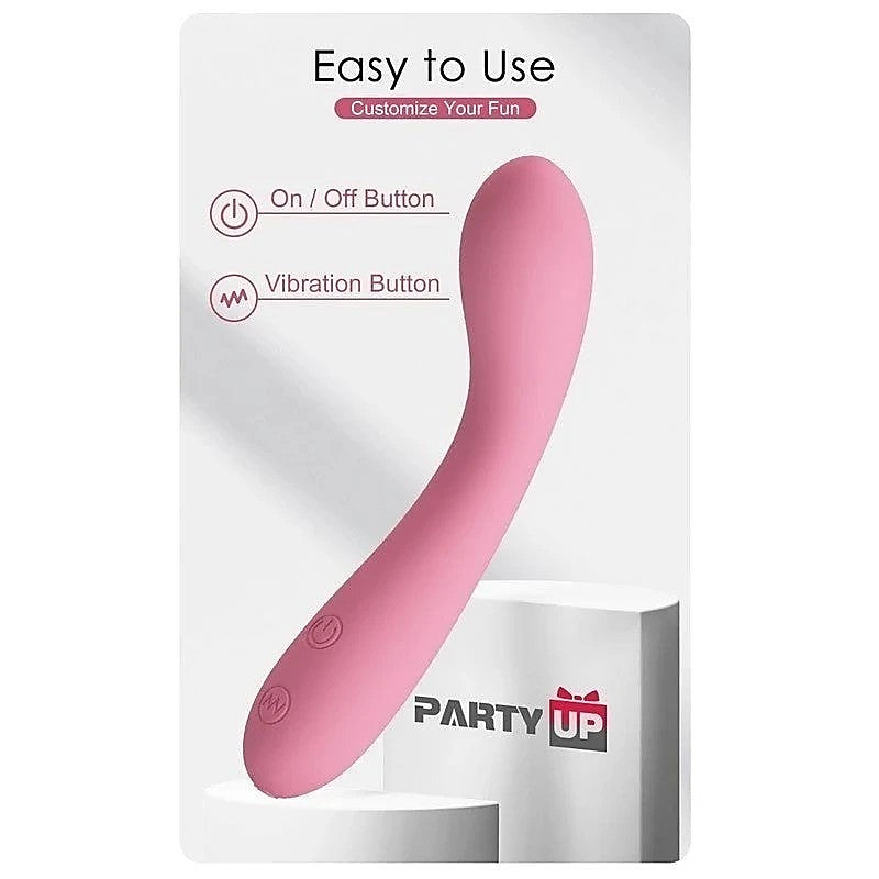 Party Up JOHN Flexible Rechargeable G Spot Vibrator with 30 Functions - G-Spot Vibrators