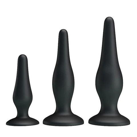 JERRY 3 Sizes Silicone Butt Plug Set by Party Up - Butt Plugs