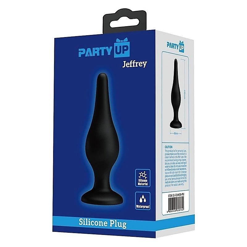 JEFFREY 14 cm Silicone Butt Plug by Party Up - Butt Plugs