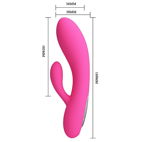 Party Up CLARE Flexible Rechargeable Rabbit Vibrator Dual Stimulation - Rabbit Vibrators