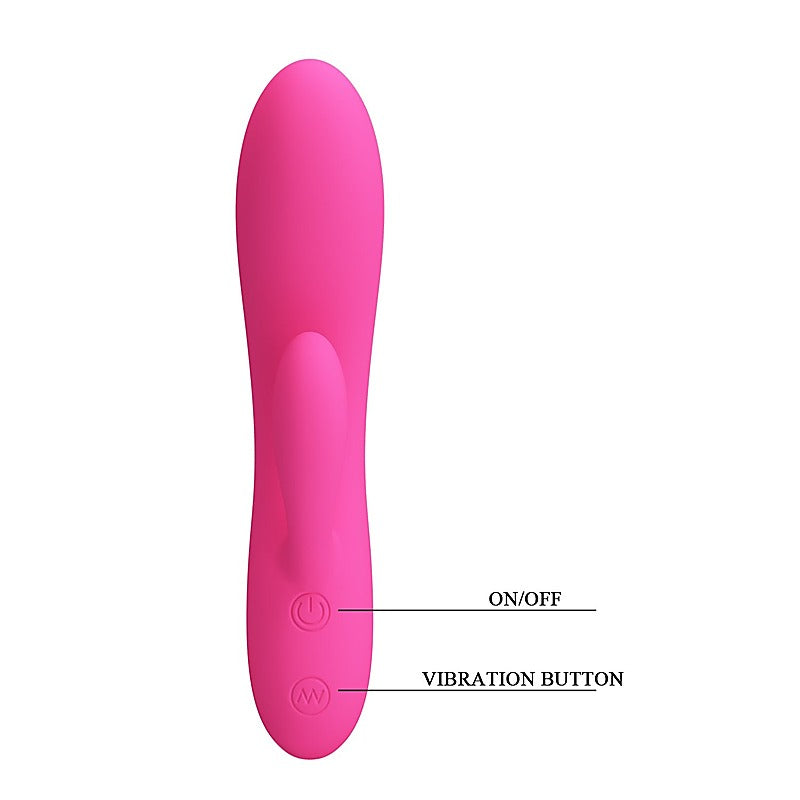 Party Up CLARE Flexible Rechargeable Rabbit Vibrator Dual Stimulation - Rabbit Vibrators