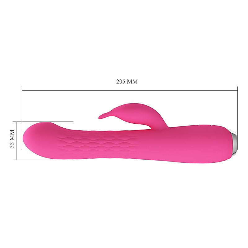 Party Up ERIC Rotating Beads Rabbit Vibrator with Dual Motor System - Rabbit Vibrators
