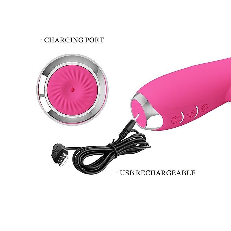 Party Up ERIC Rotating Beads Rabbit Vibrator with Dual Motor System - Rabbit Vibrators