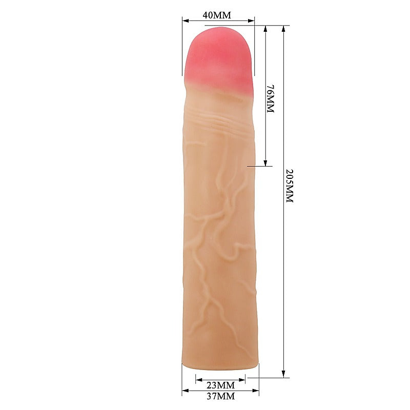 PHILIP 3 Inch Penis Extender Sleeve by Party Up - Penis Sleeves and Extenders