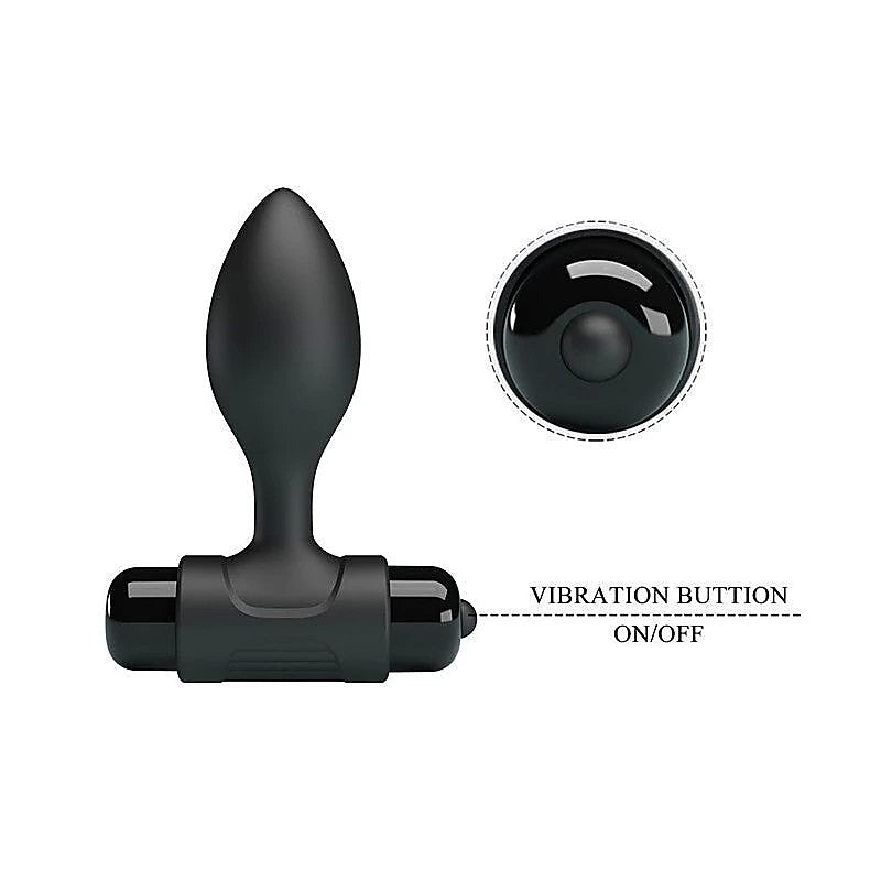 KEN Silicone Vibrating Butt Plug by Party Up - Butt Plugs