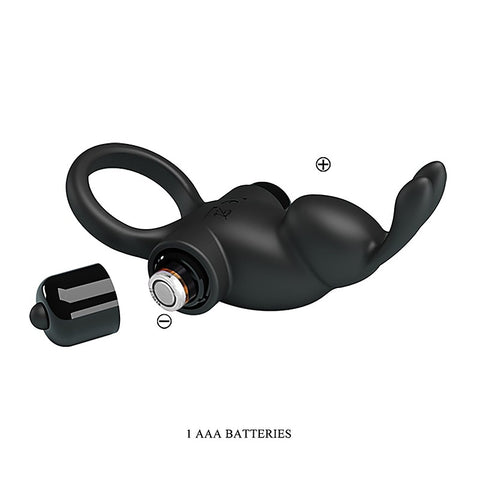 Party Up LARRY Male Vibrating Cock Rings with 10 Function Vibration System - Vibrating Cock Rings