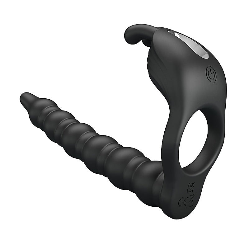 MARCUS Vibrating Cock Ring & Anal Plug by Party Up - Vibrating Cock Rings