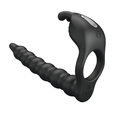 MARCUS Vibrating Cock Ring & Anal Plug by Party Up - Vibrating Cock Rings