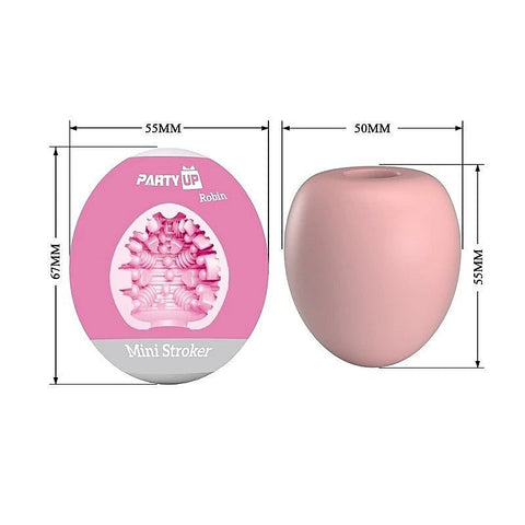 Party Up ROBIN Realistic Mini Male Stroker Ultra Compact Masturbator - Masturbators and Strokers