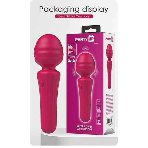 Party Up DUUNA Rechargeable Body Wand Massager Compact Powerful Vibrator - Body Wands