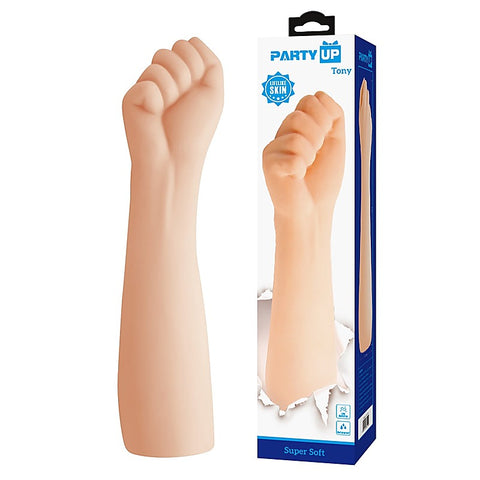 Party Up TONY Fisting Waterproof Hand Dildo for Progressive Training - Realistic Dildos
