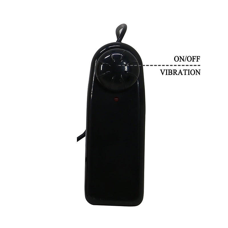 Party Up NELSON Vibrating Hollow Strap On with Multi Speed Remote Control - Strap On Sextoys