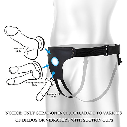 NICK Adjustable Strap-On Harness by Party Up - Strap On Sextoys