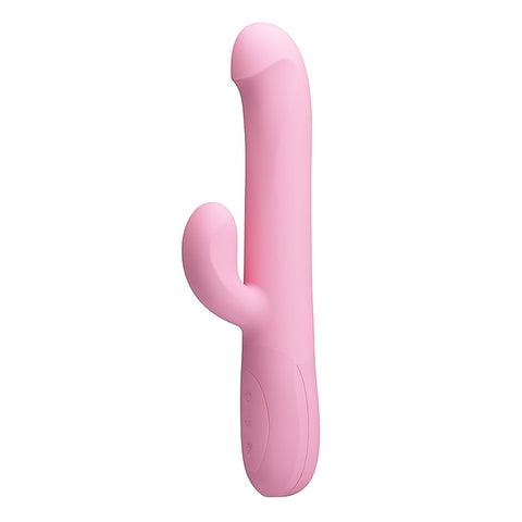 Party Up DEAN Wavy Rechargeable Rotating Rabbit Vibrator Dual Stimulation - Rabbit Vibrators