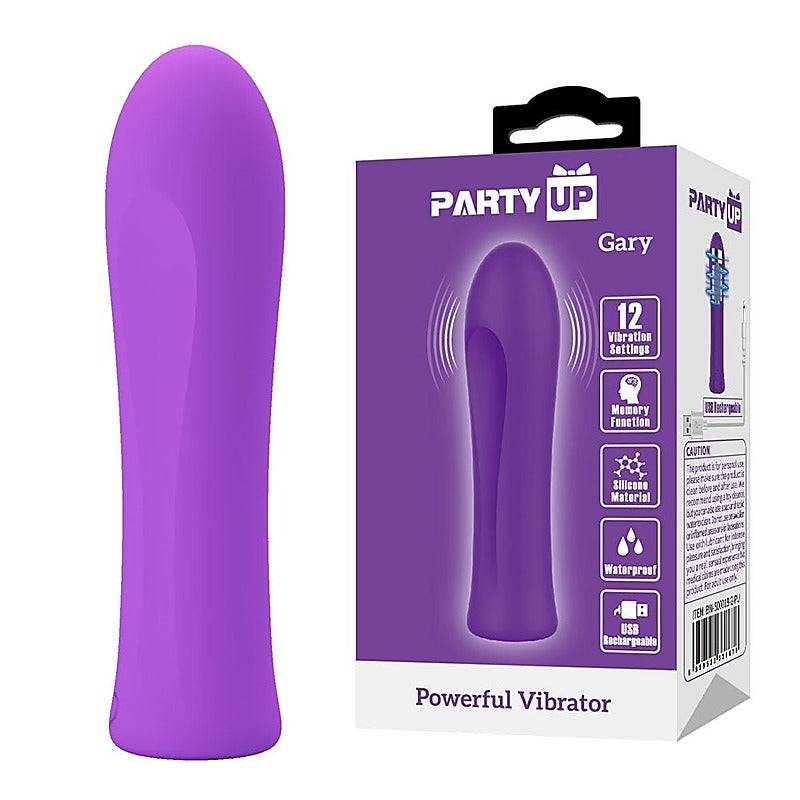Party Up GARY USB Rechargeable Bullet Massager with Flexible Design - Bullet Vibrators