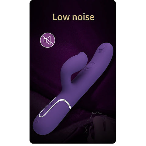 Party Up ALAN Dual Motor Vibrating Rabbit Vibrator Thumping Licking Technology - Rabbit Vibrators