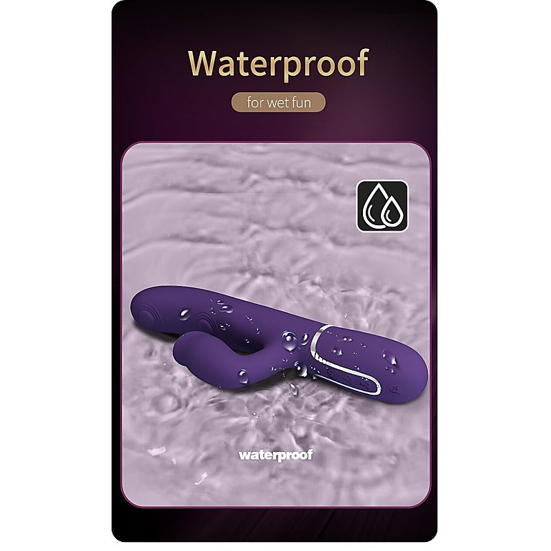 Party Up ALAN Dual Motor Vibrating Rabbit Vibrator Thumping Licking Technology - Rabbit Vibrators