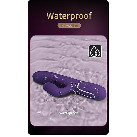 Party Up ALAN Dual Motor Vibrating Rabbit Vibrator Thumping Licking Technology - Rabbit Vibrators