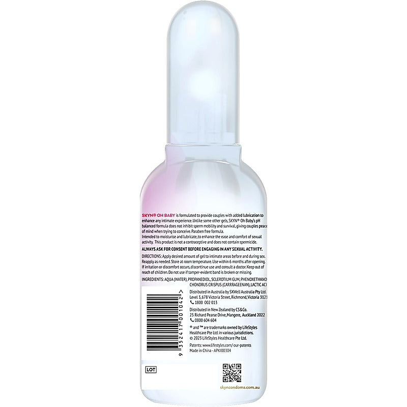 Premium SKYN Oh Baby Vaginal Gel by Ansell - Delay and Excite Sprays