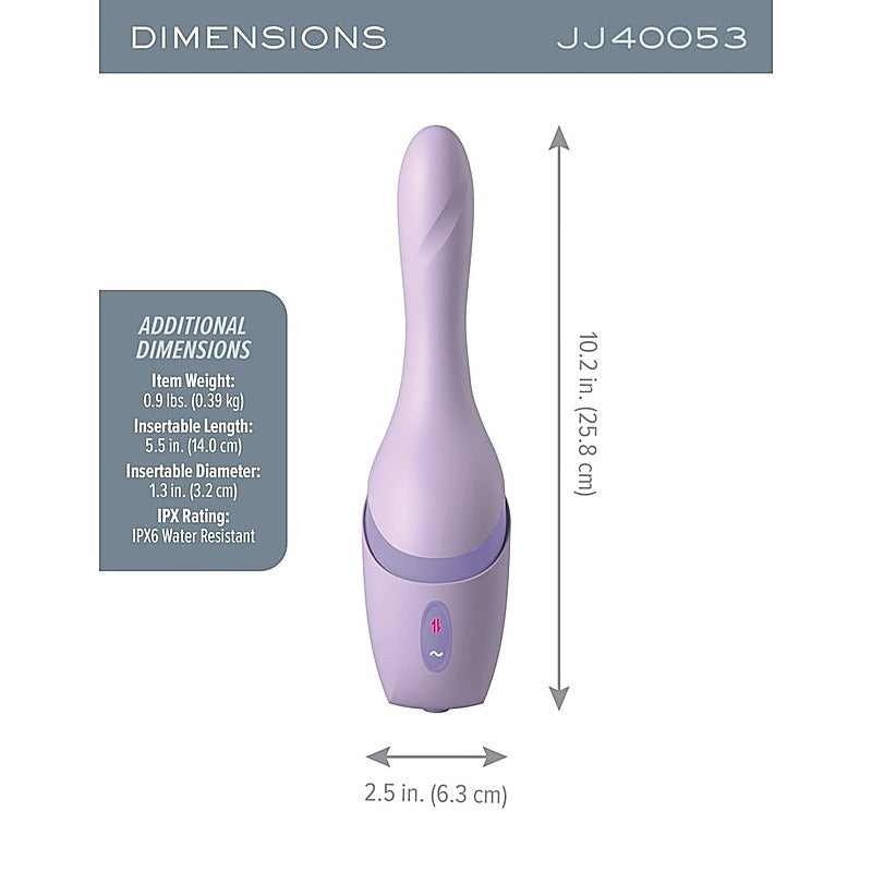 Pipedream Products JimmyJane Hello Bang Warming & Thrusting Vibrator - G-spot Vibrators