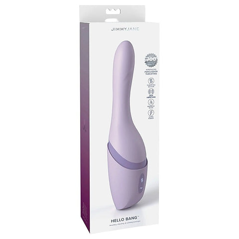 Pipedream Products JimmyJane Hello Bang Warming & Thrusting Vibrator - G-spot Vibrators