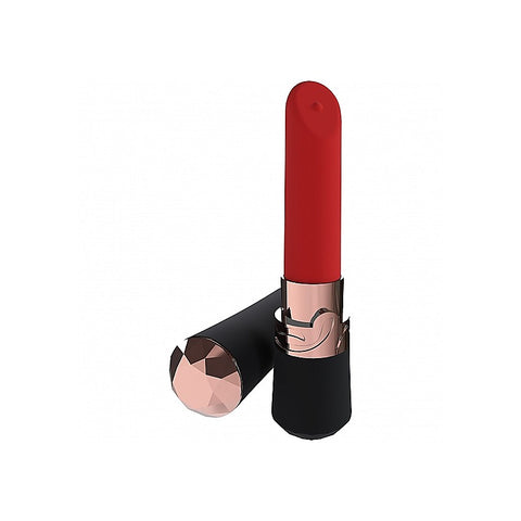 LOVELINE Dahlia Rechargeable Lipstick Vibrator by Shots Toys - Personal Massagers