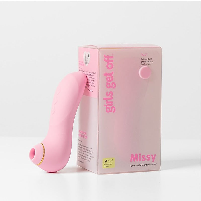 Girls Get Off Missy Air Pulse Clitoral Stimulator with 10 Intensity Levels - Clit Ticklers and Pulsators