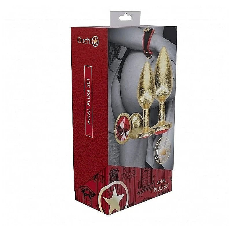 Milan Collection Metallic Butt Plugs by Shots Toys - Butt Plugs