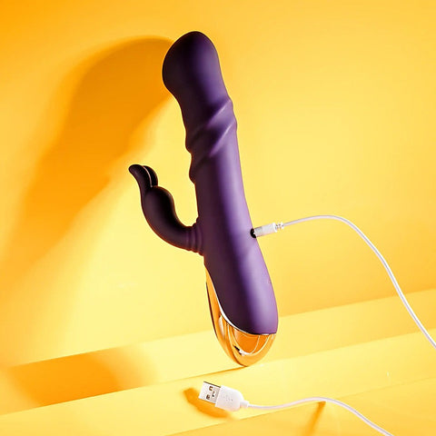 Bunny Punch Twirling Rabbit Vibrator by Evolved - Rabbit Vibrators