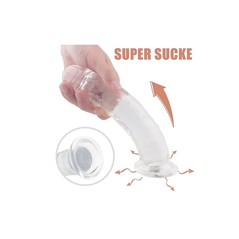 Lester Soft Realistic Dong Clear by S-Hande - Realistic Dildos