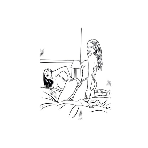 The Lesbian Porn Colouring Book by Wood Rocket - Party Gifts and Novelties