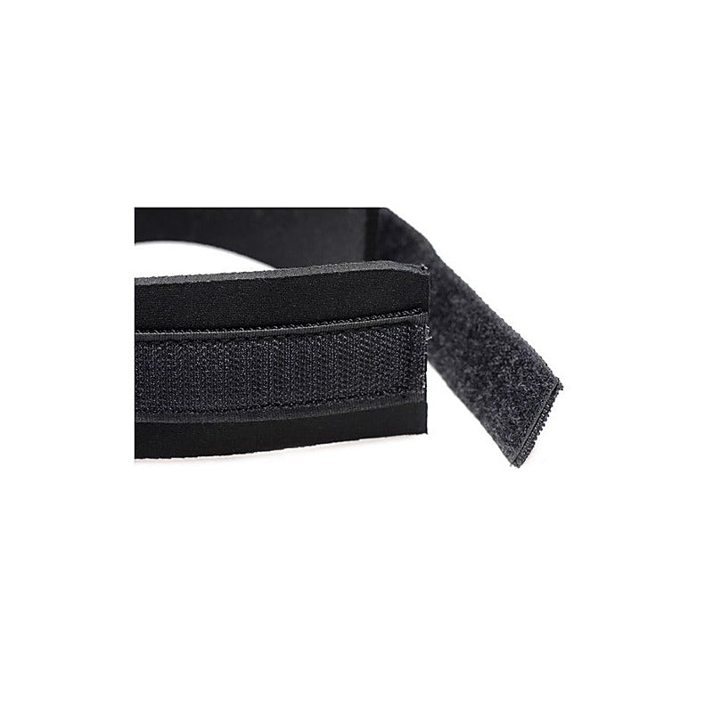 Frisky Neoprene Collar And Leash Set Black by XR Brands - Collars and Leads