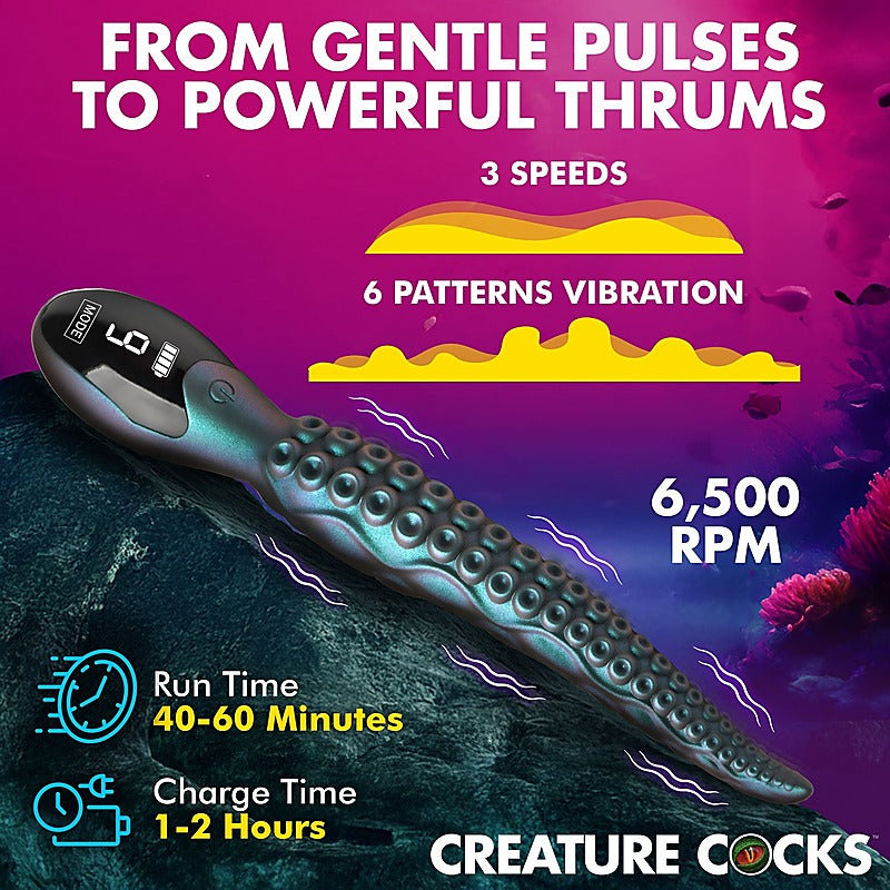 Creature Cocks Tentavibe Silicone Vibrator - Vibrating Dildos
