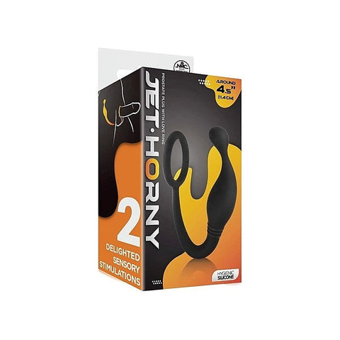 Excellent Power Prostate Plug with Cock Ring - Prostate Toys
