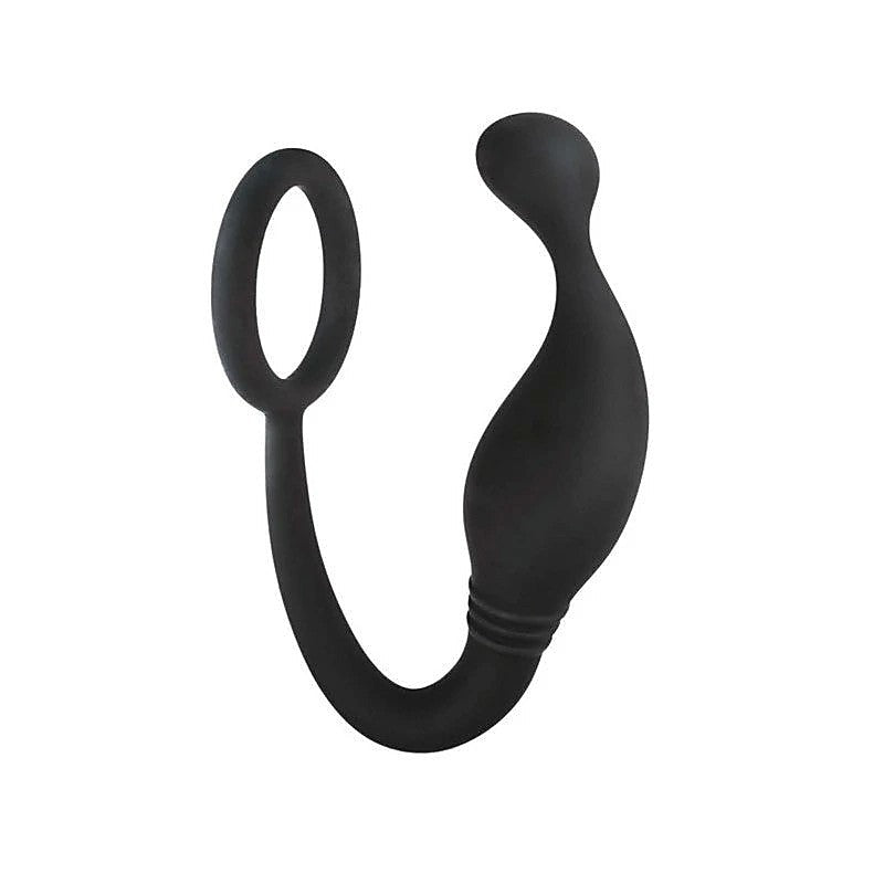 Excellent Power Prostate Plug with Cock Ring - Prostate Toys