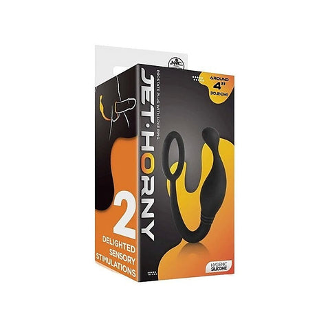 Excellent Power Prostate Plug with Cock Ring - Prostate Toys