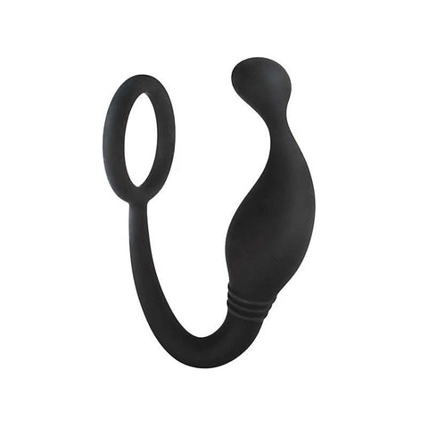 Excellent Power Prostate Plug with Cock Ring - Prostate Toys