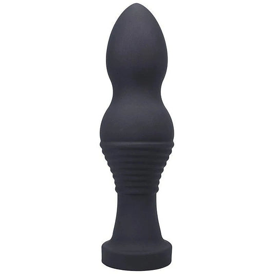 Piggy Black Silicone Anal Plug by Tantus - Butt Plugs