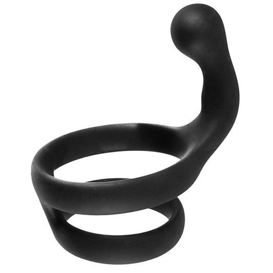 Excellent Power Cock Ring with Clitoral Stimulator - Stretchy Cock Rings
